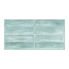 Jarva Turquoise Green Brick Effect Wall Tile_single tile image.1
