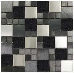 Metallic random mix mosaic tile. mosaic tile for kitchen walls