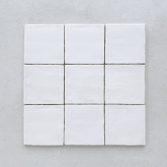 Zwina Zellige White Wall Tiles 